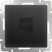 Розетка Ethernet RJ-45 / WL08-RJ-45 черная матовая