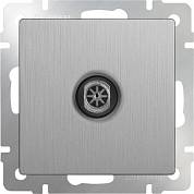 Розетка ТВ оконечная / WL09-TV серебр.рифл.