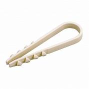 Дюбель-хомут 11-18 белый (100шт.) PROconnect