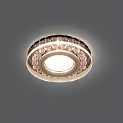 BL046 Gu5.3 LED 2700K черный/кристалл/хром