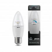 Gauss LED 6w-4100-E27-D свеча лампа диммируемая